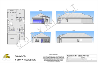 BOXWOOD - 1 Story Single Family