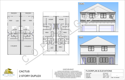 CACTUS - 2 Story Duplex